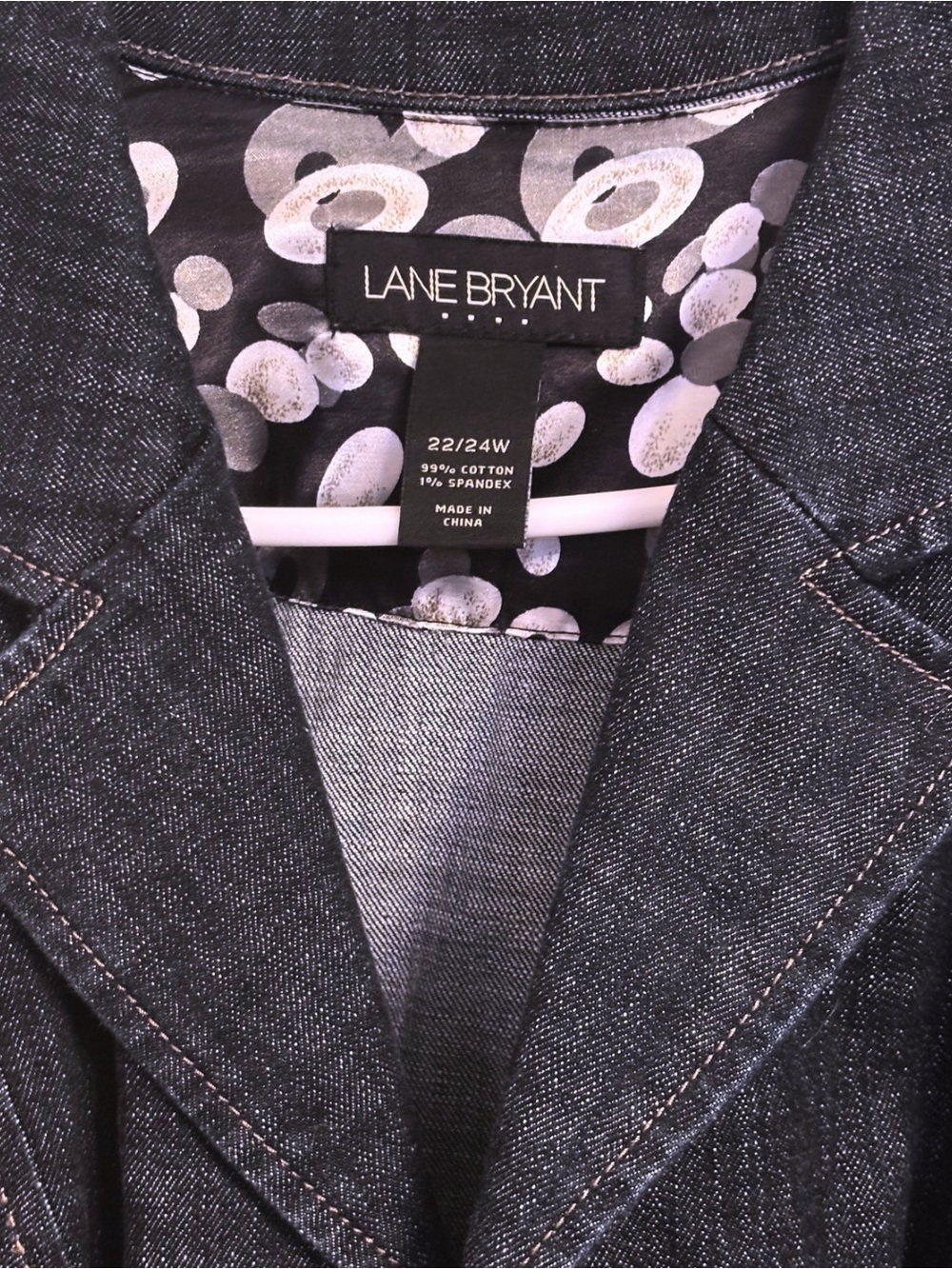 Lane Bryant Dark Denim Jacket - size 22-24w